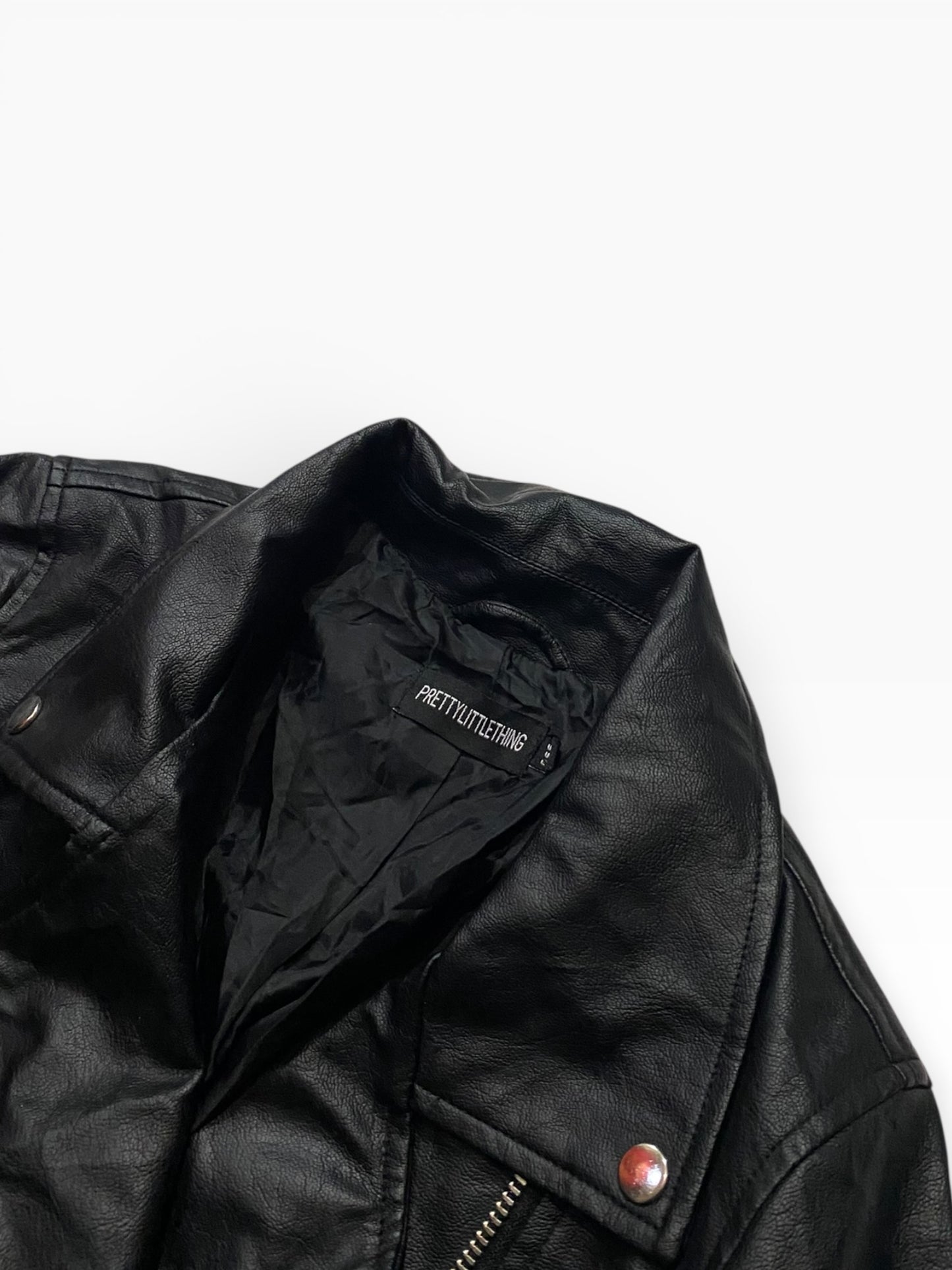 Pretty little thing leather jacket