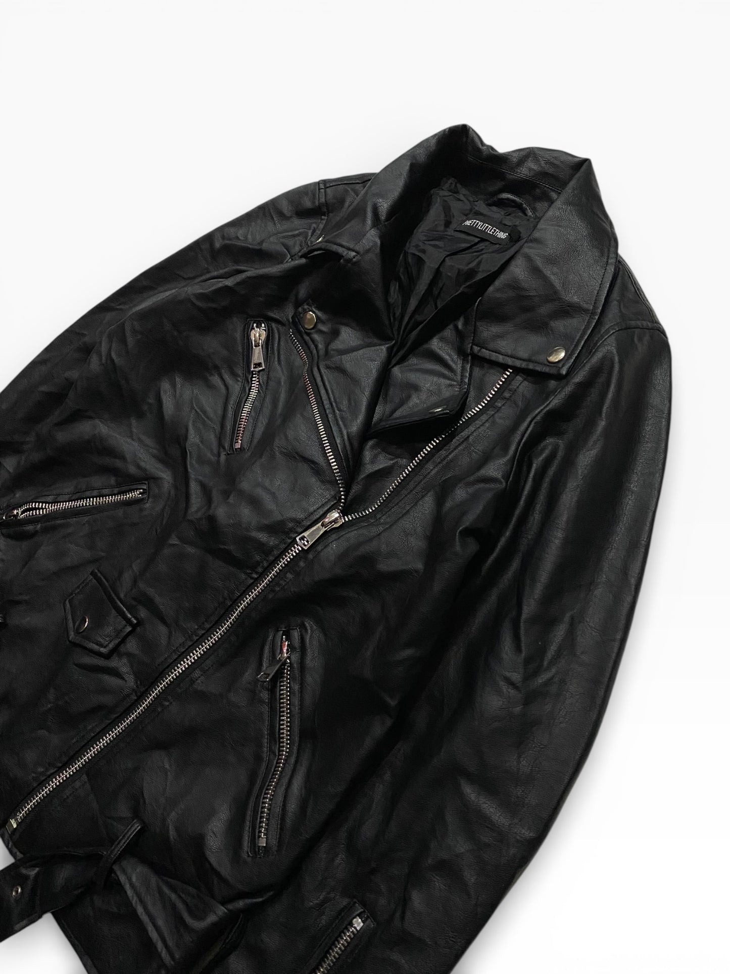 Pretty little thing leather jacket